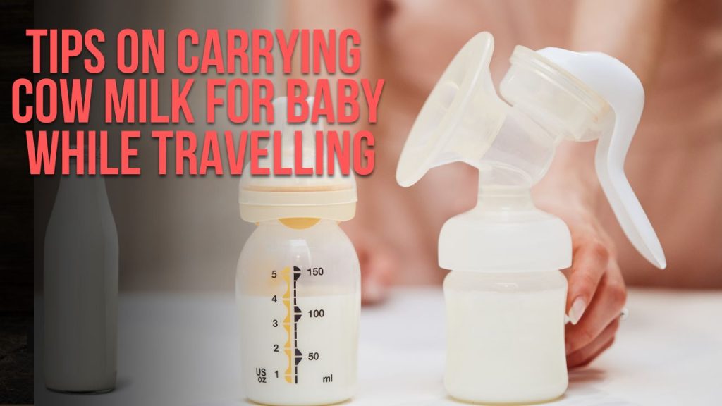 Tips On Carrying Cow Milk for Baby While Travelling